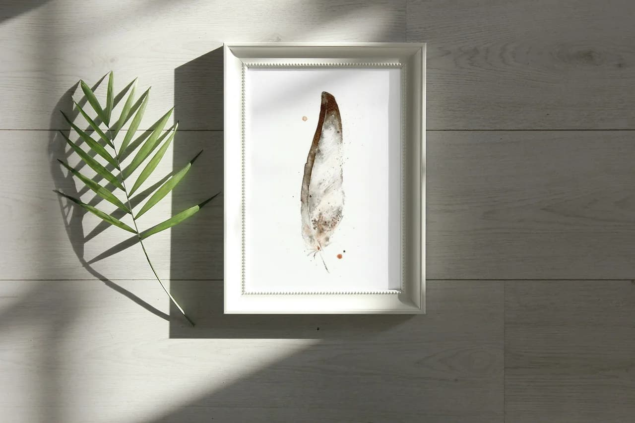 Bald Eagle shown in a room setting