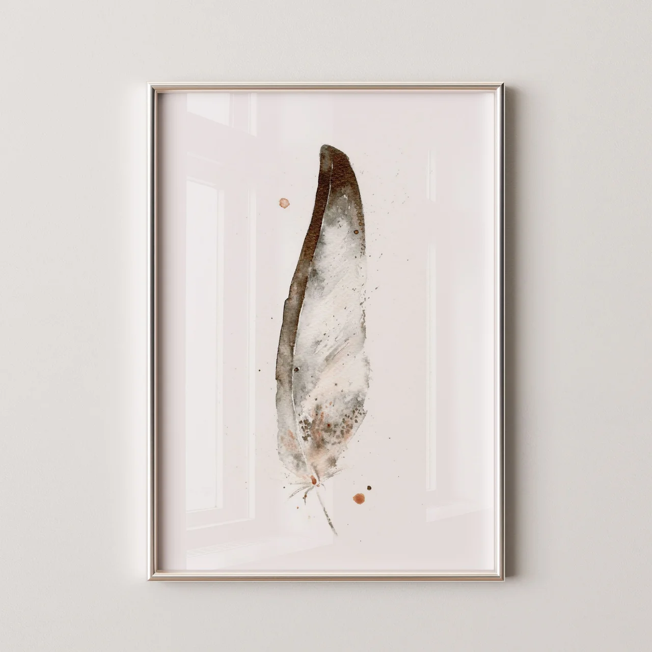 Bald Eagle shown in a room setting
