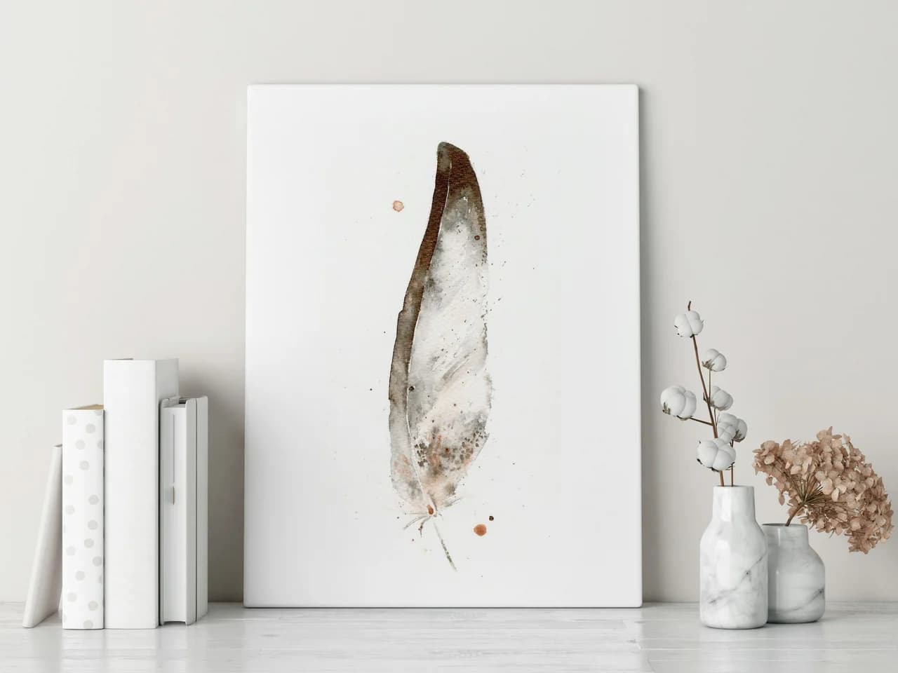 Bald Eagle shown in a room setting
