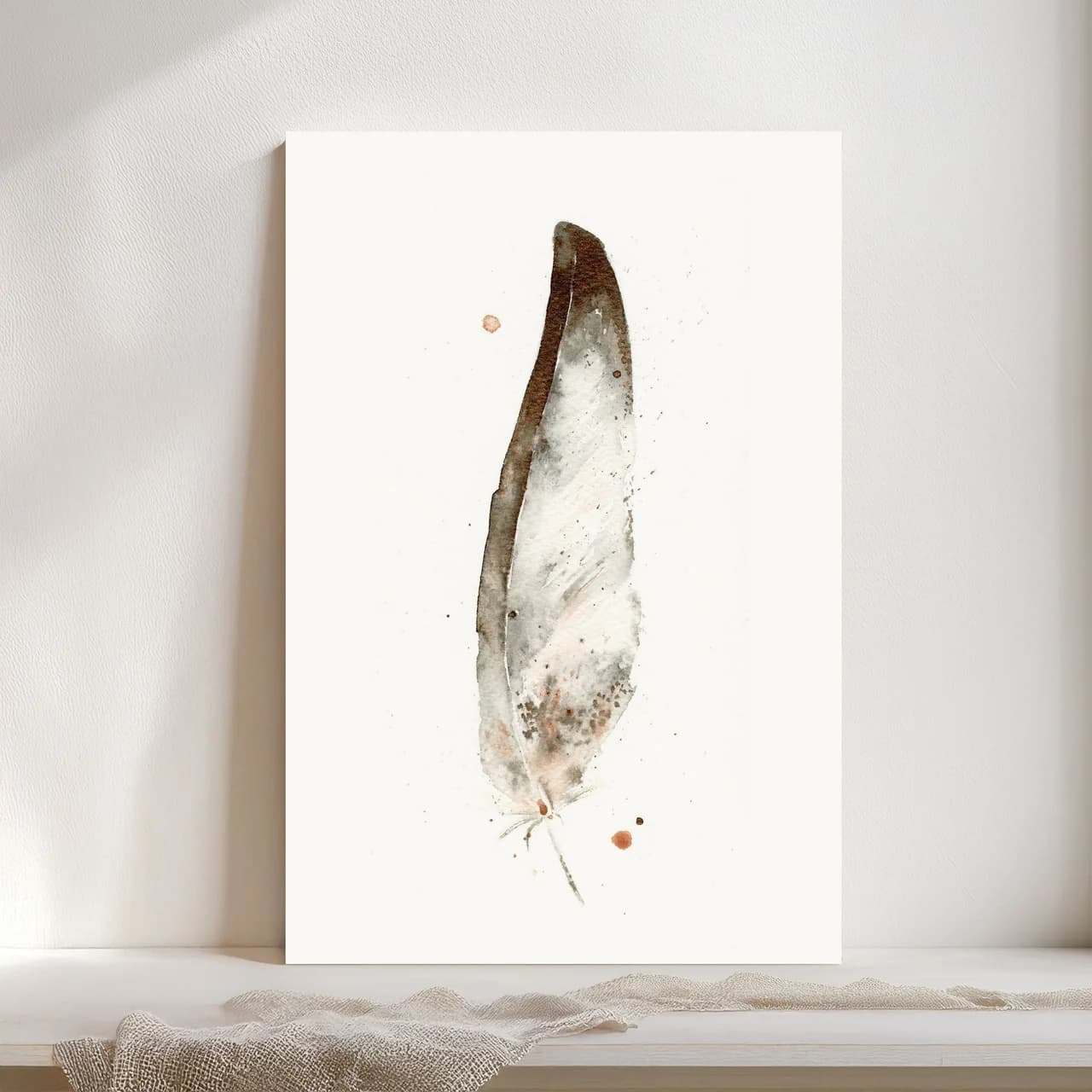 Bald Eagle shown in a room setting