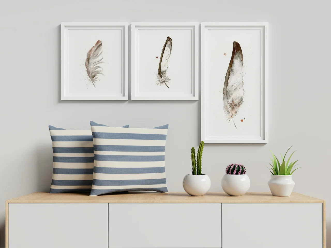 Bald Eagle shown in a room setting