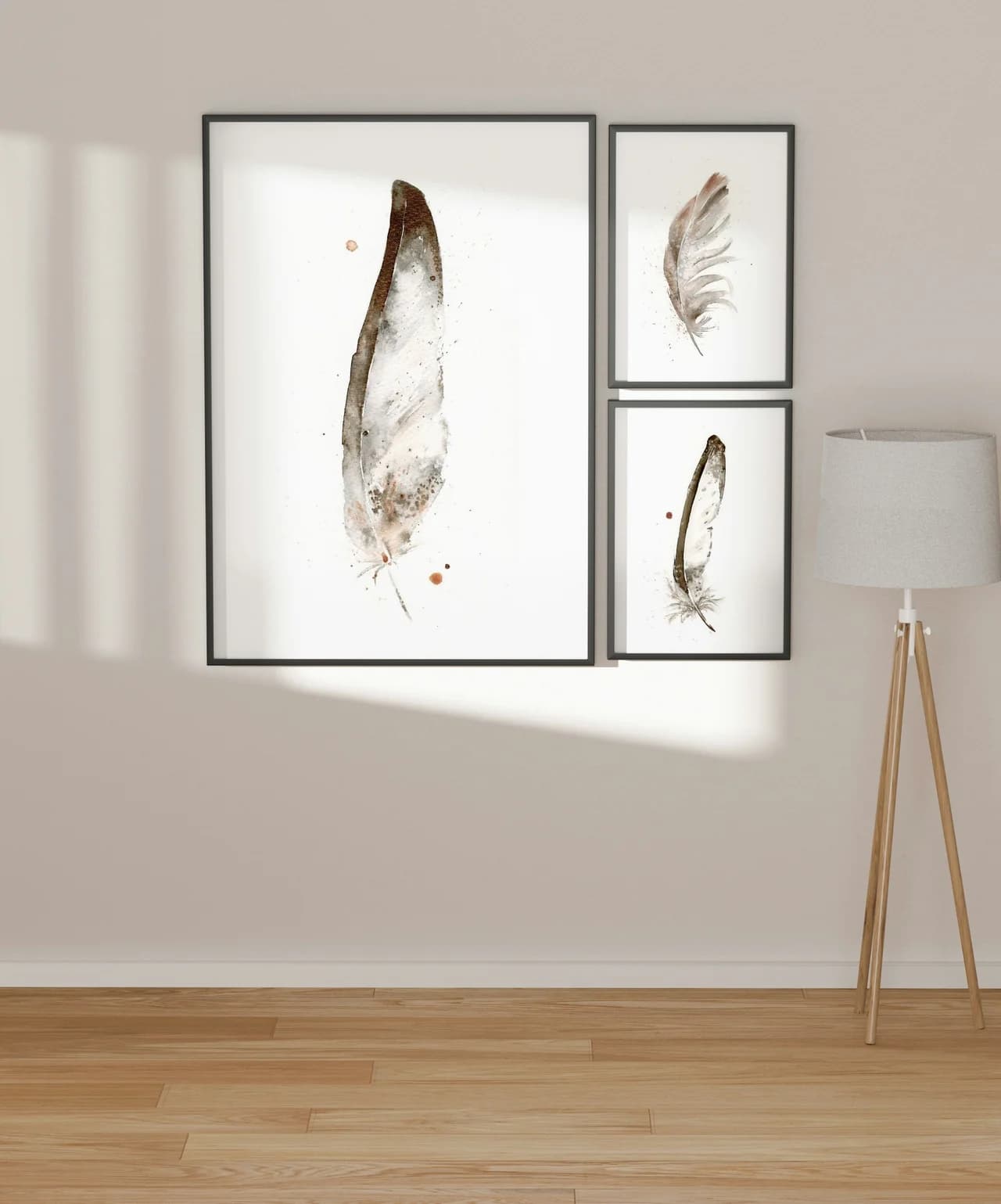 Bald Eagle shown in a room setting