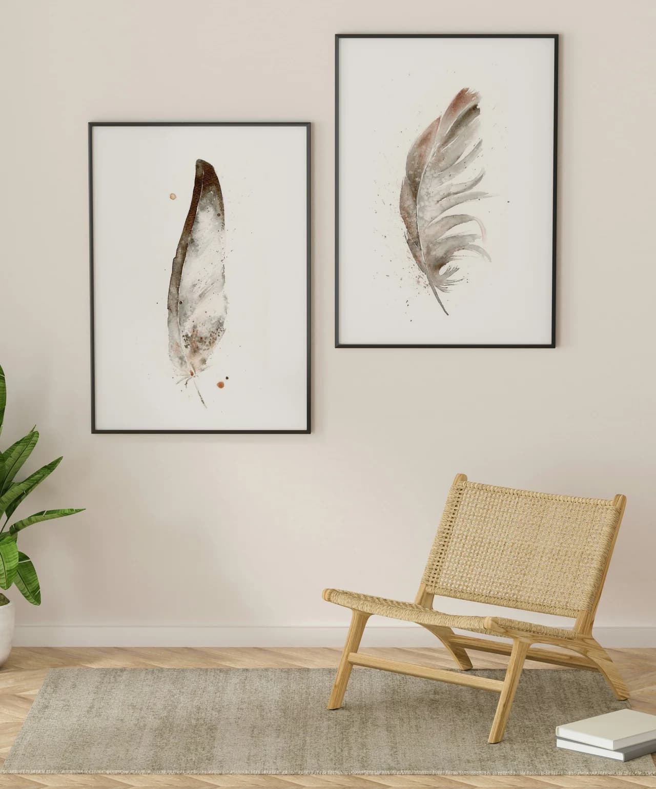 Bald Eagle shown in a room setting