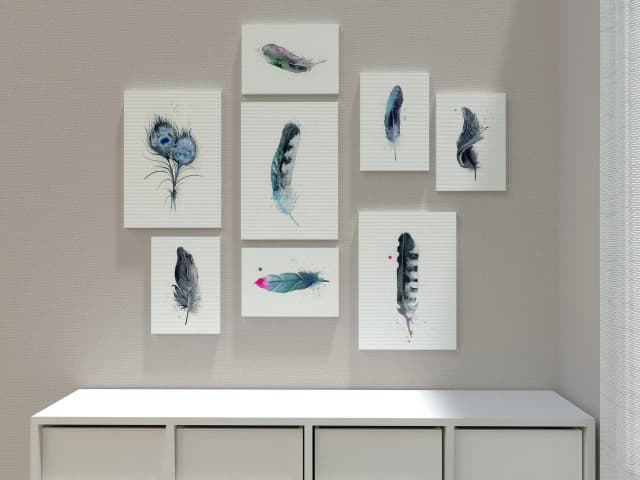 Magpie shown in a room setting