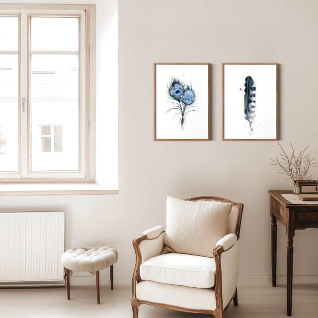 Magpie shown in a room setting