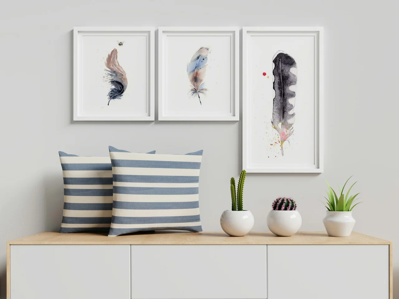 Magpie shown in a room setting