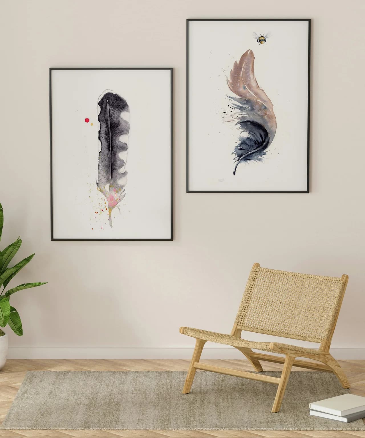 Magpie shown in a room setting