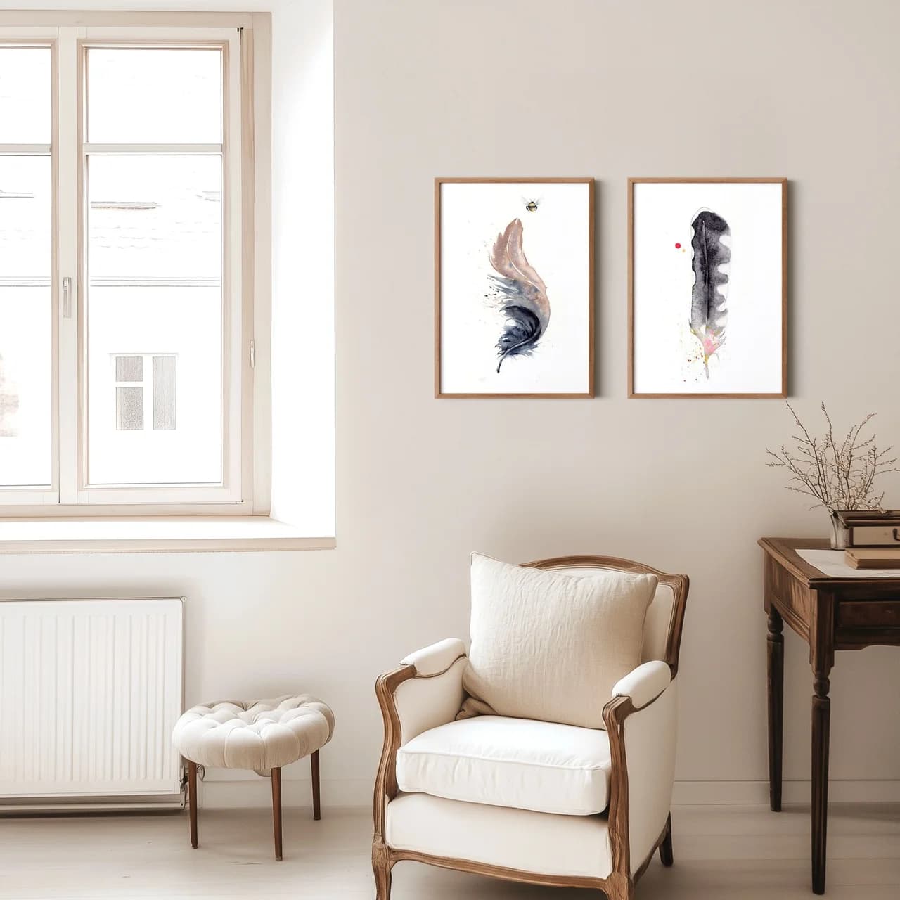 Magpie shown in a room setting