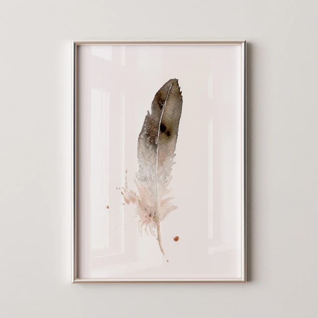 Bald Eagle shown in a room setting