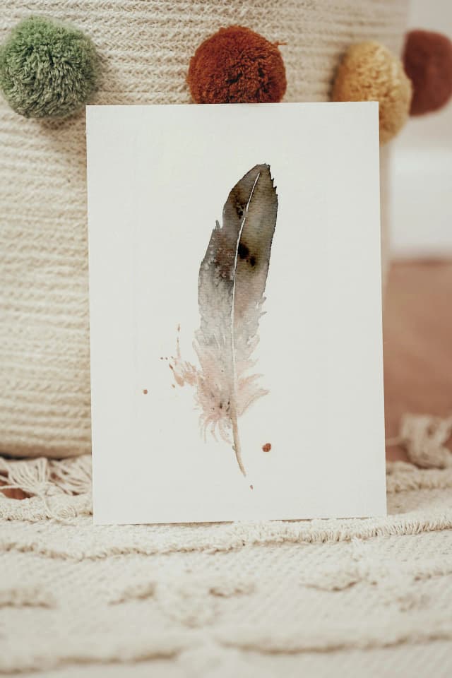 Bald Eagle shown in a room setting