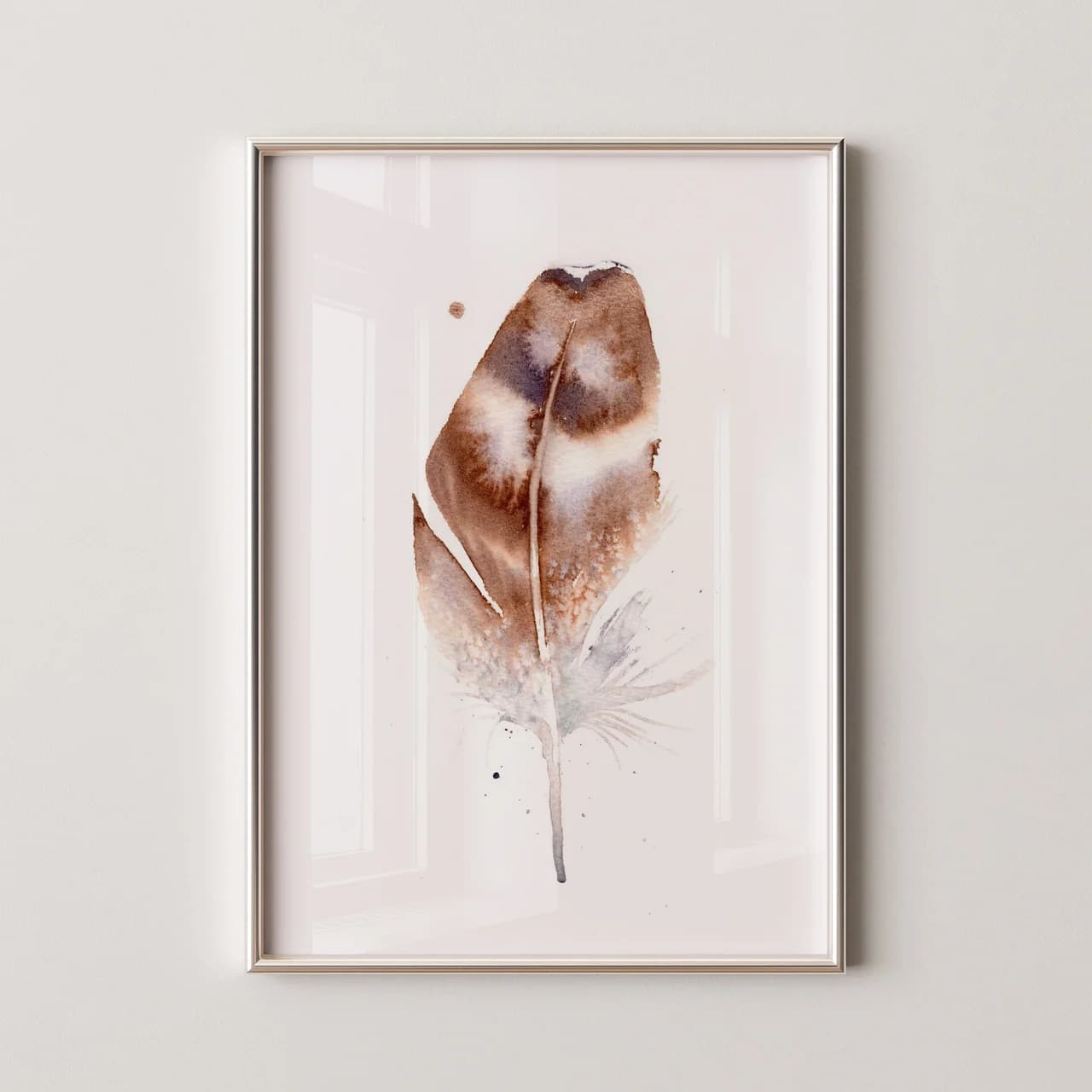 Owl shown in a room setting