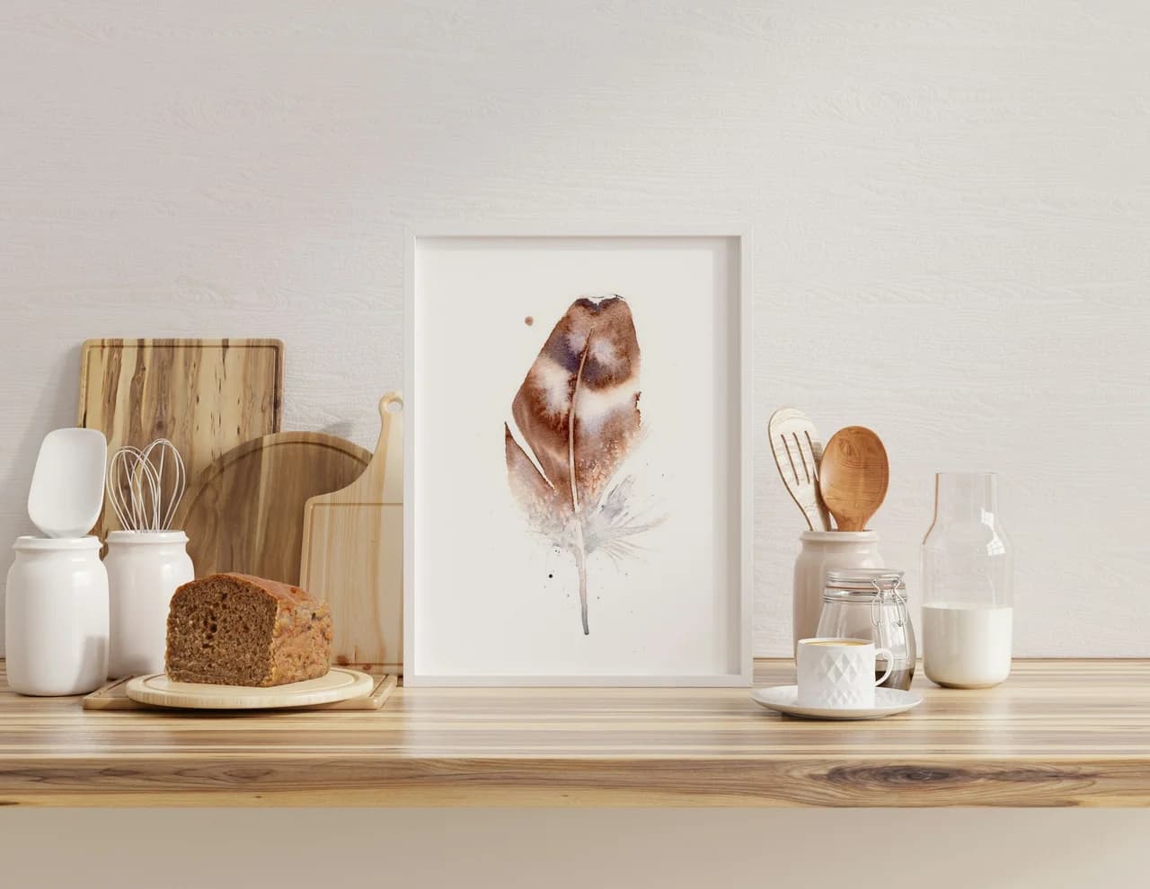 Owl shown in a room setting