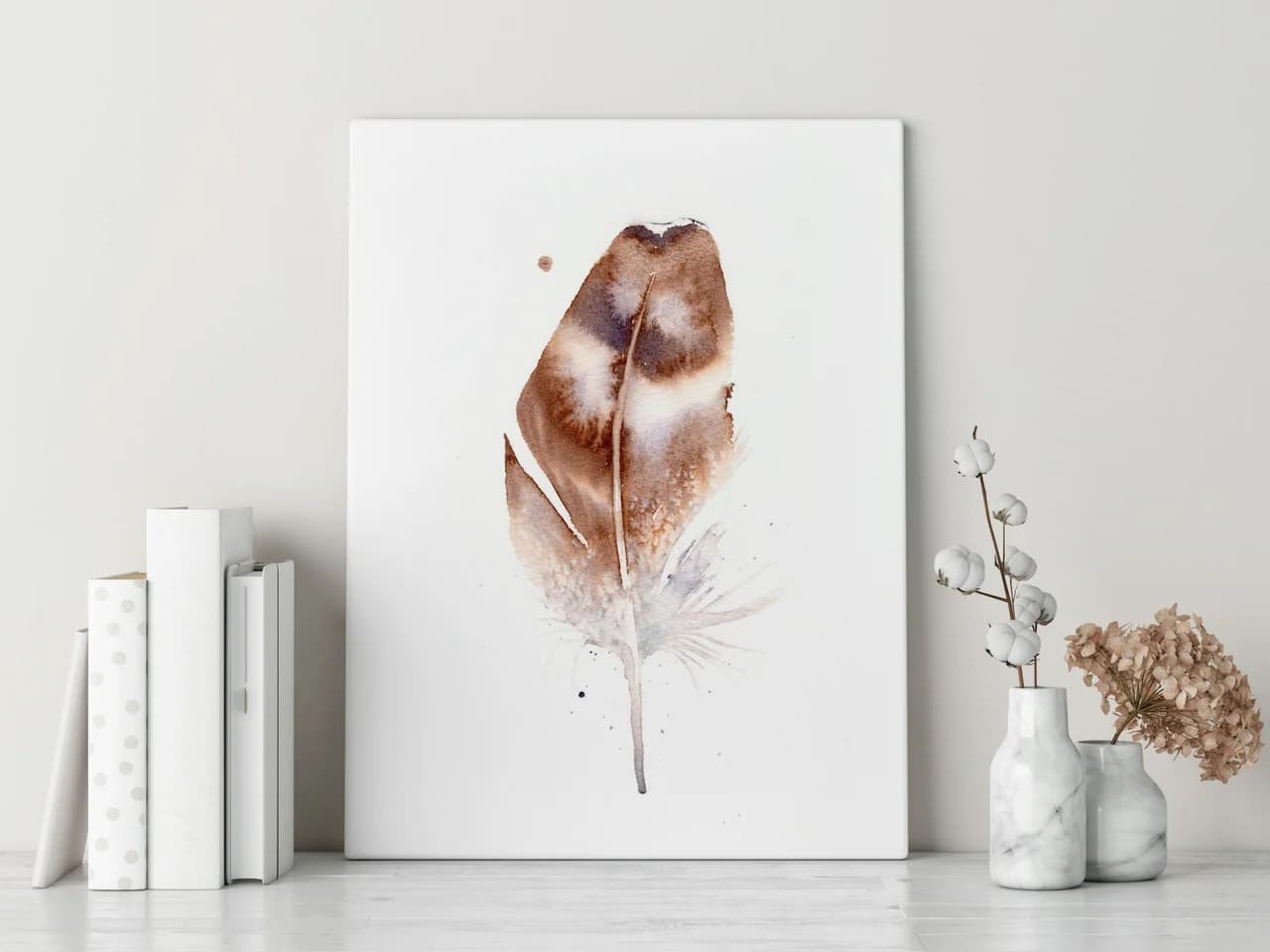 Owl shown in a room setting