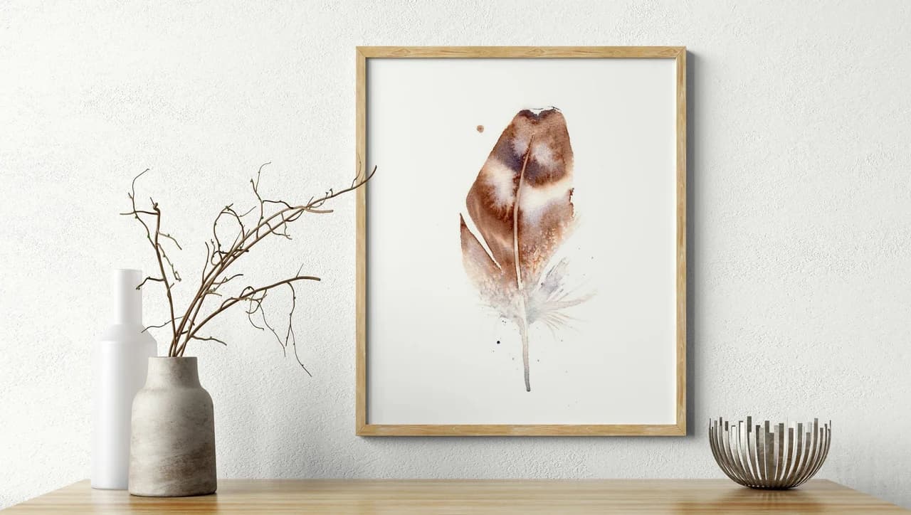 Owl shown in a room setting
