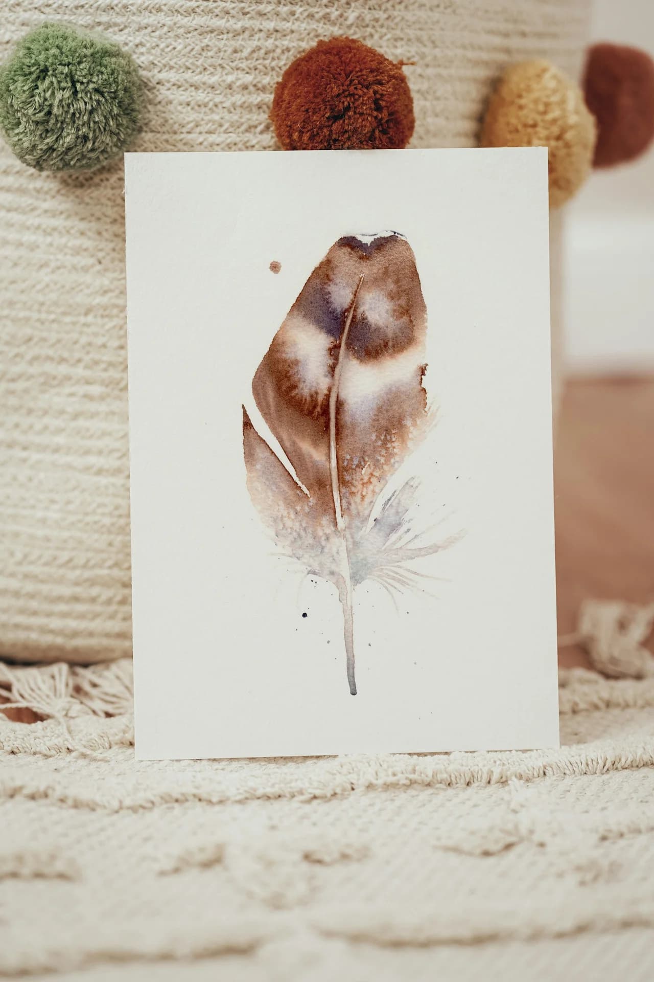 Owl shown in a room setting
