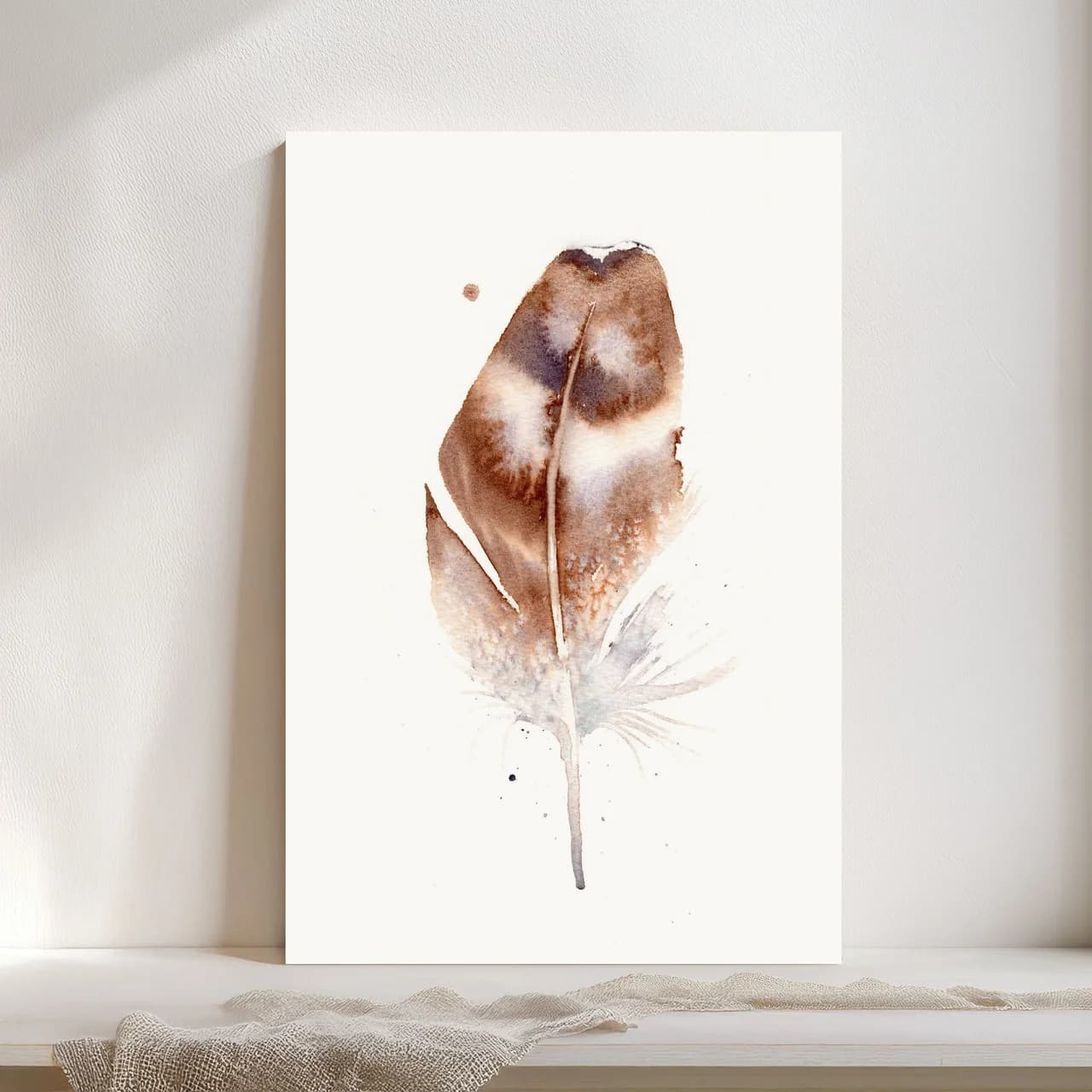 Owl shown in a room setting