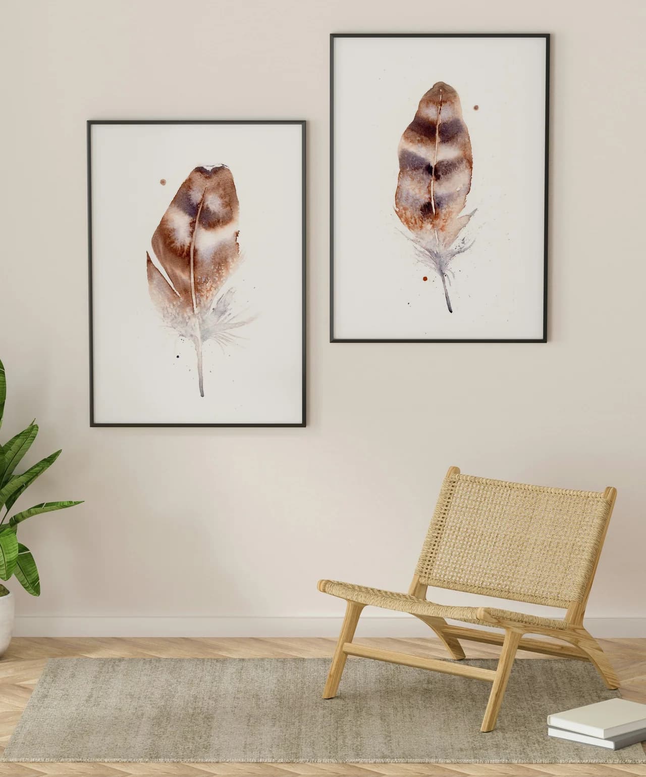Owl shown in a room setting