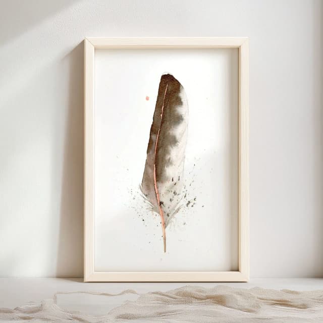 Northern Flicker Adult Red Shafted shown in a room setting