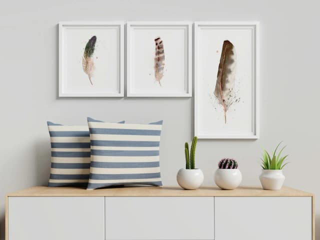 Northern Flicker Adult Red Shafted shown in a room setting