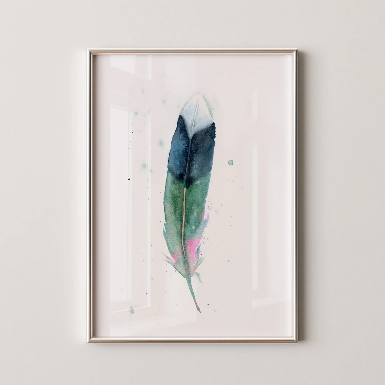 Mallard shown in a room setting