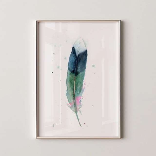 Mallard shown in a room setting