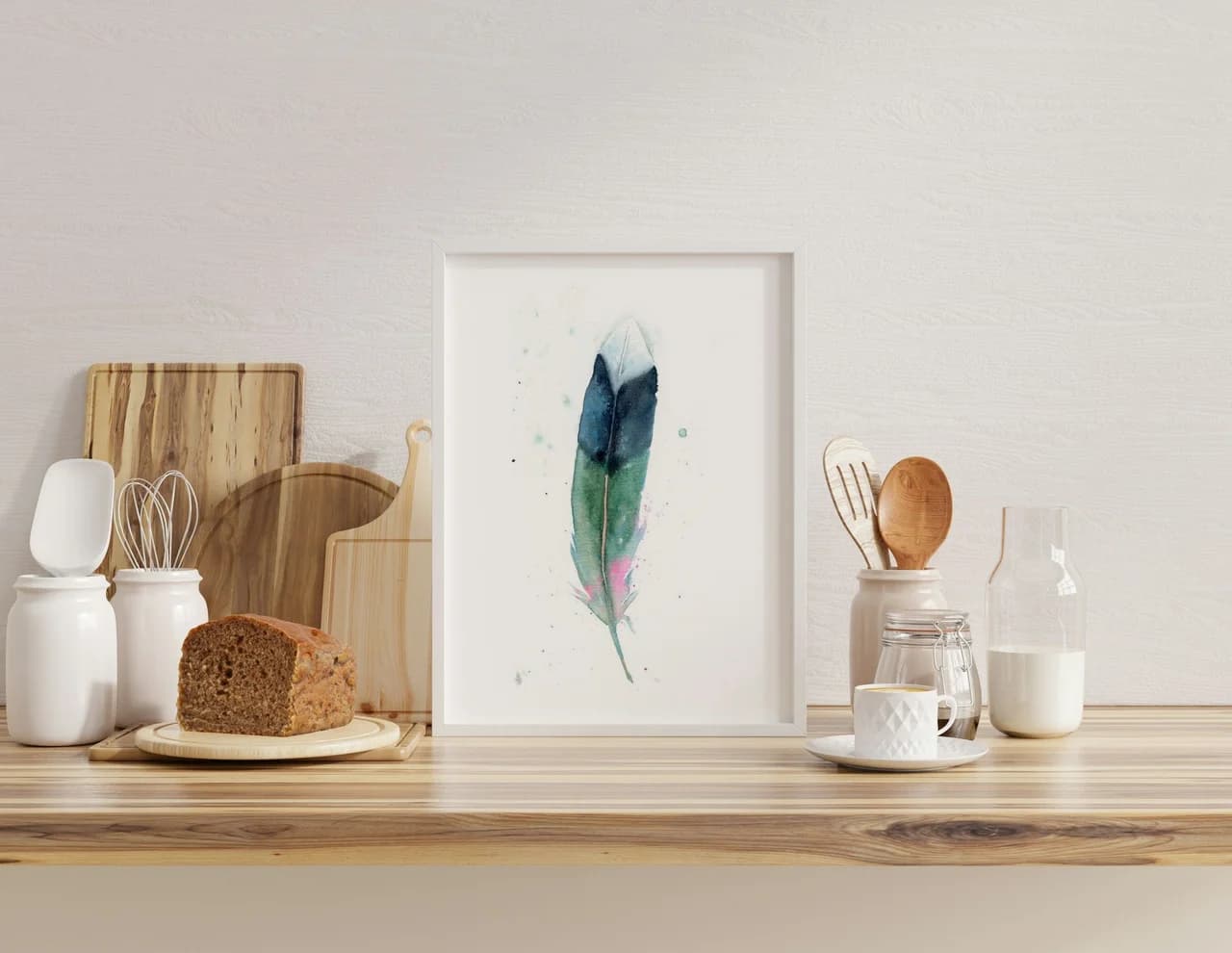 Mallard shown in a room setting