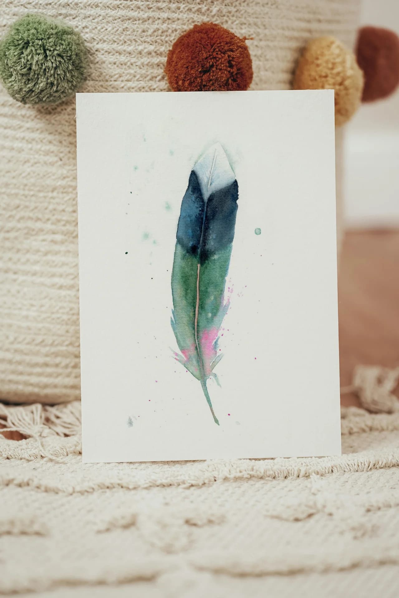 Mallard shown in a room setting