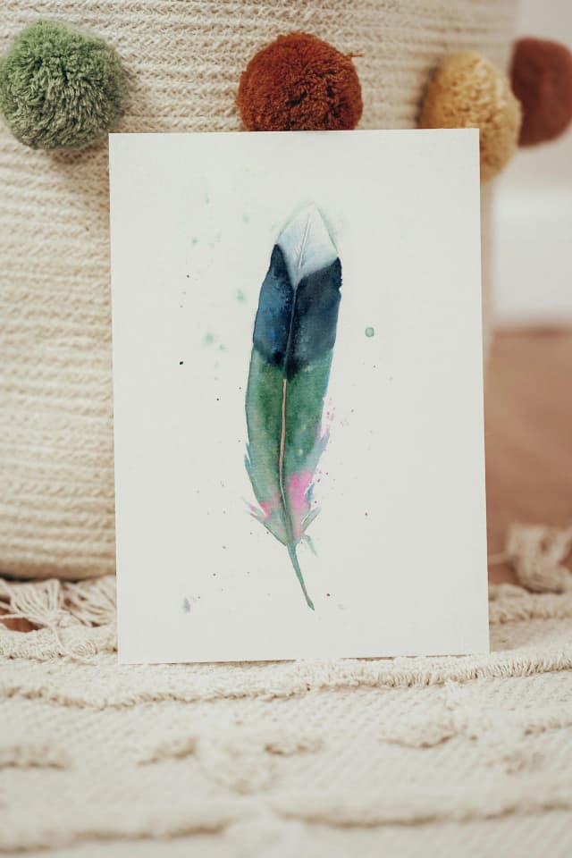 Mallard shown in a room setting