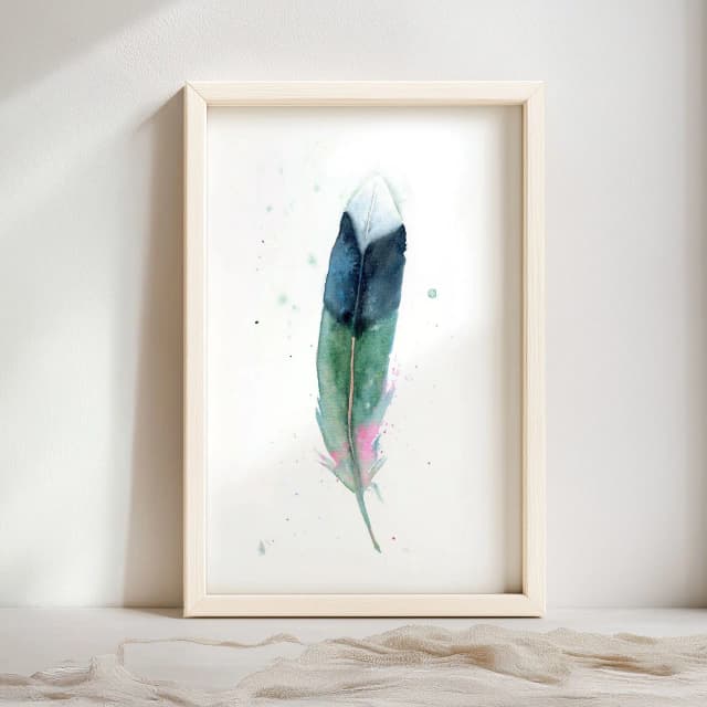 Mallard shown in a room setting