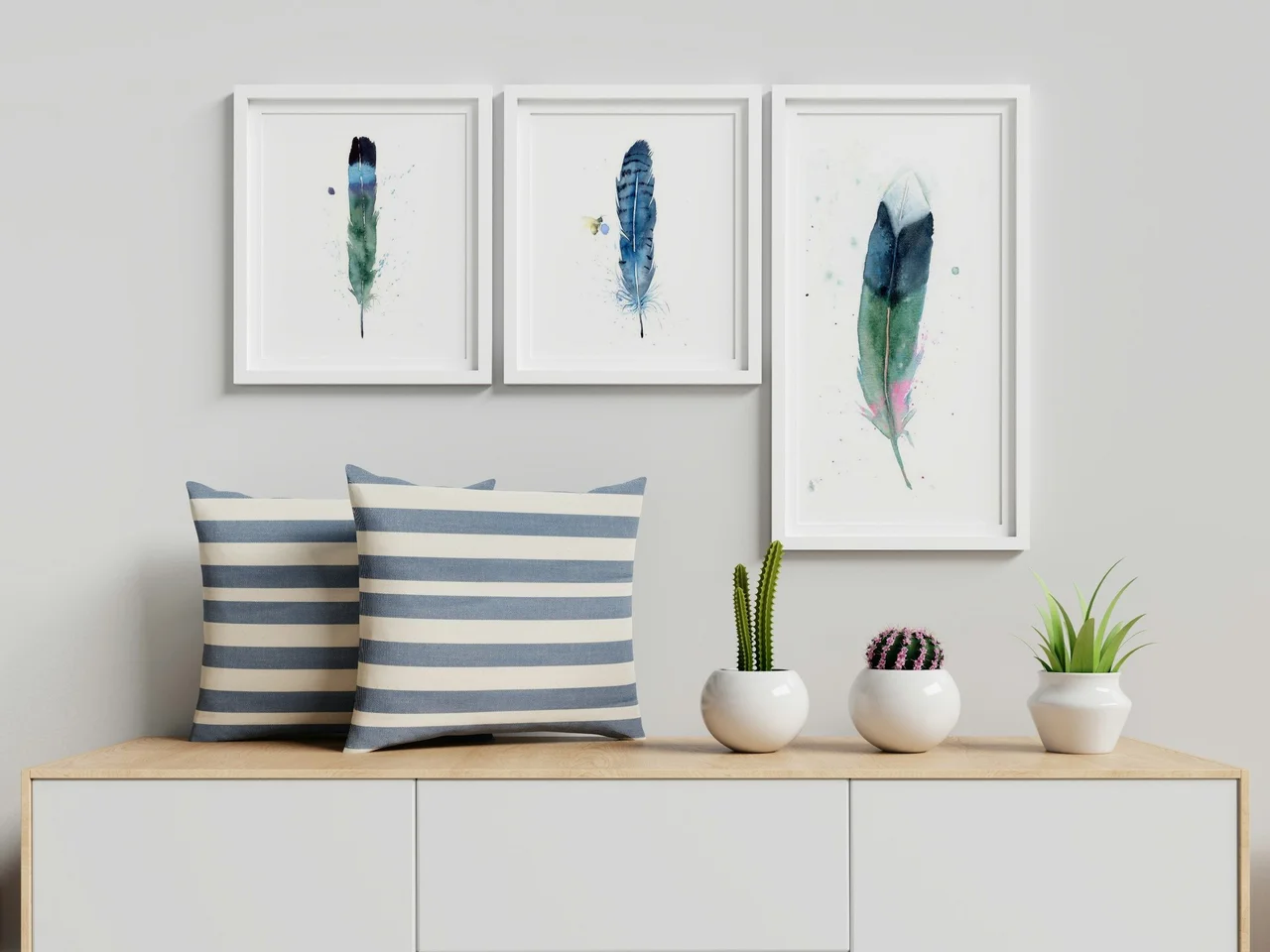 Mallard shown in a room setting
