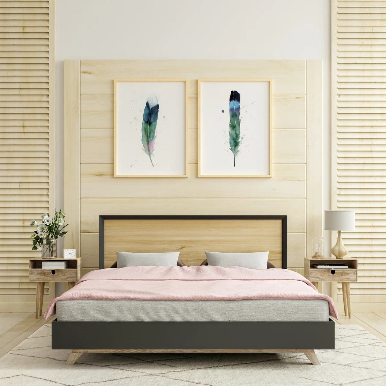 Mallard shown in a room setting