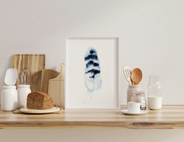 Owl shown in a room setting