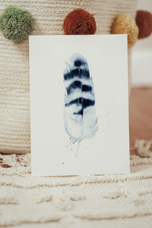 Owl shown in a room setting