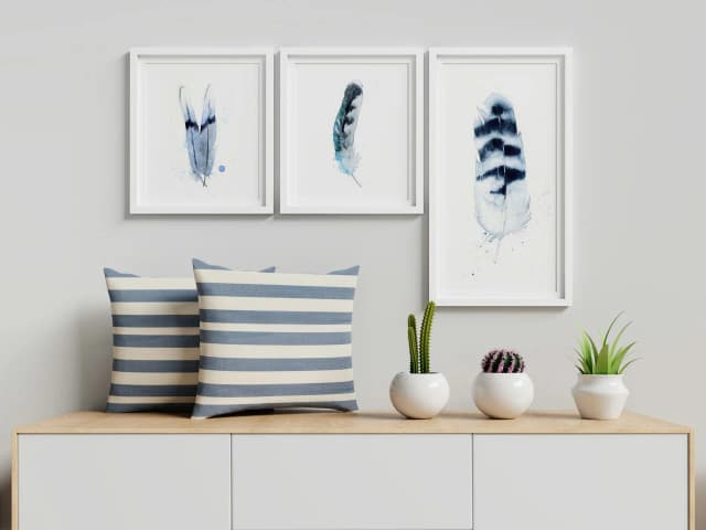 Owl shown in a room setting