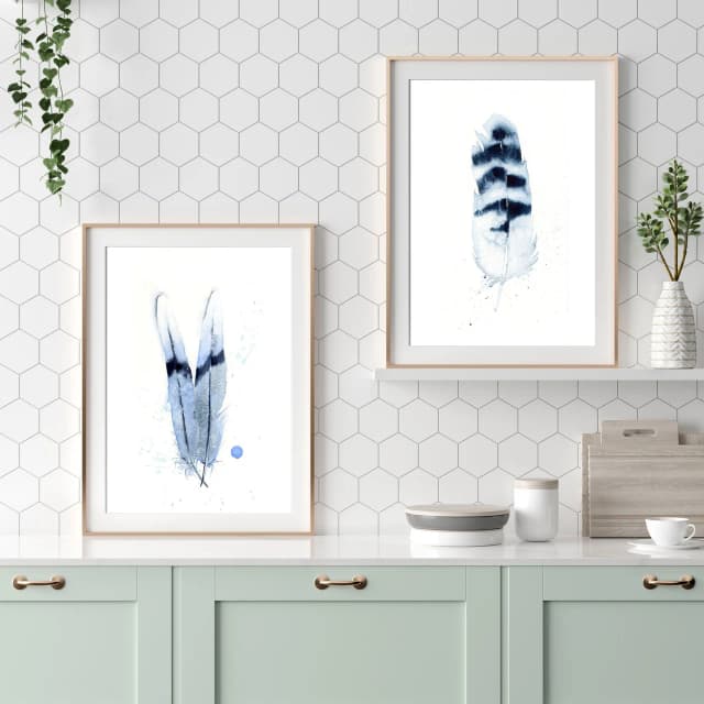 Owl shown in a room setting