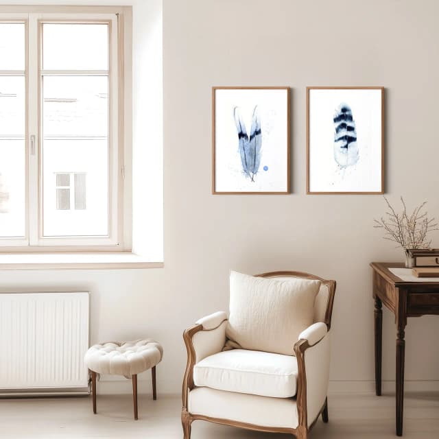 Owl shown in a room setting