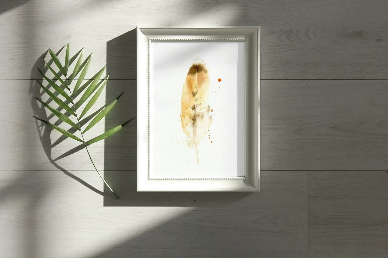 Hawk shown in a room setting