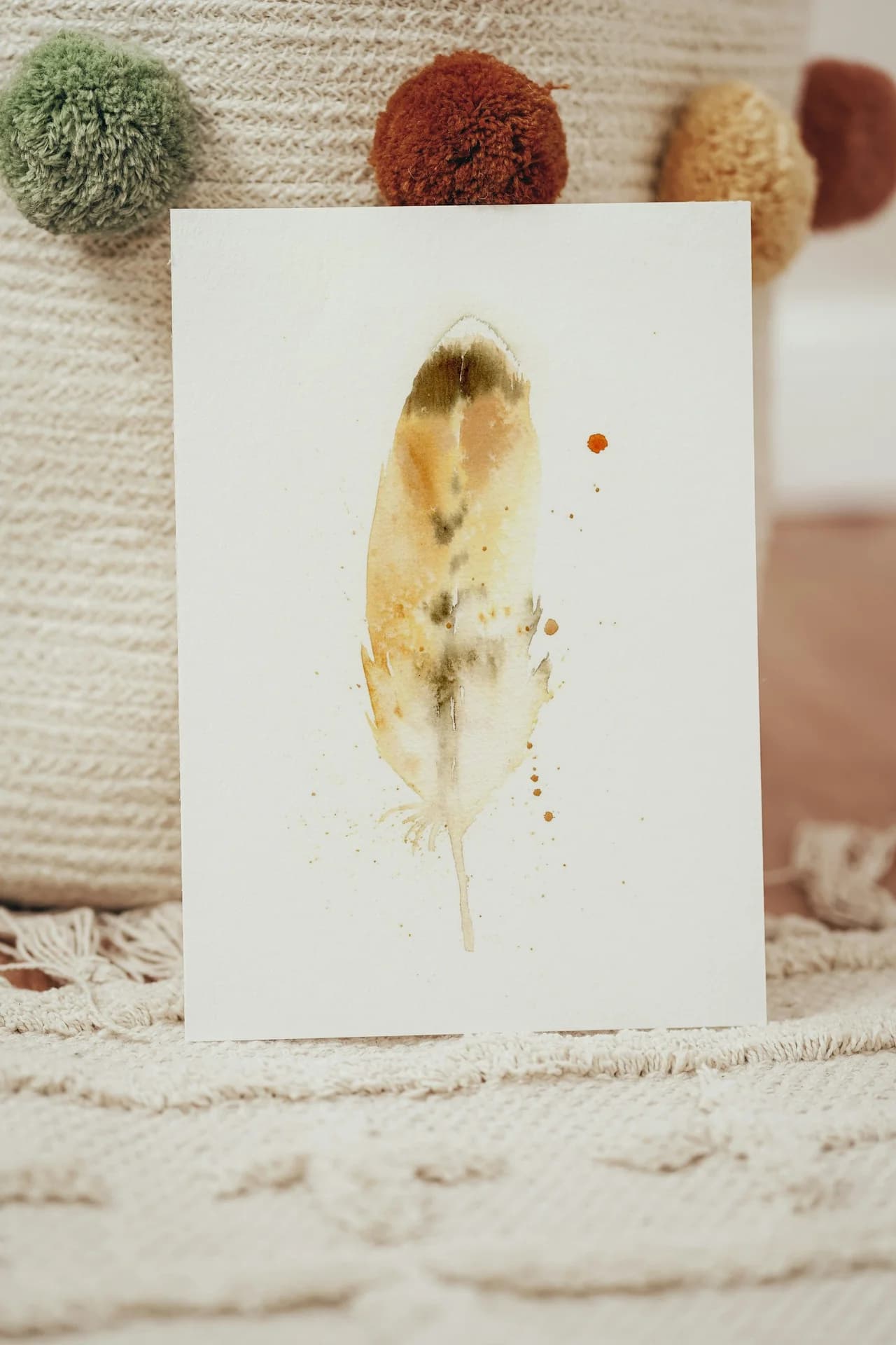 Hawk shown in a room setting