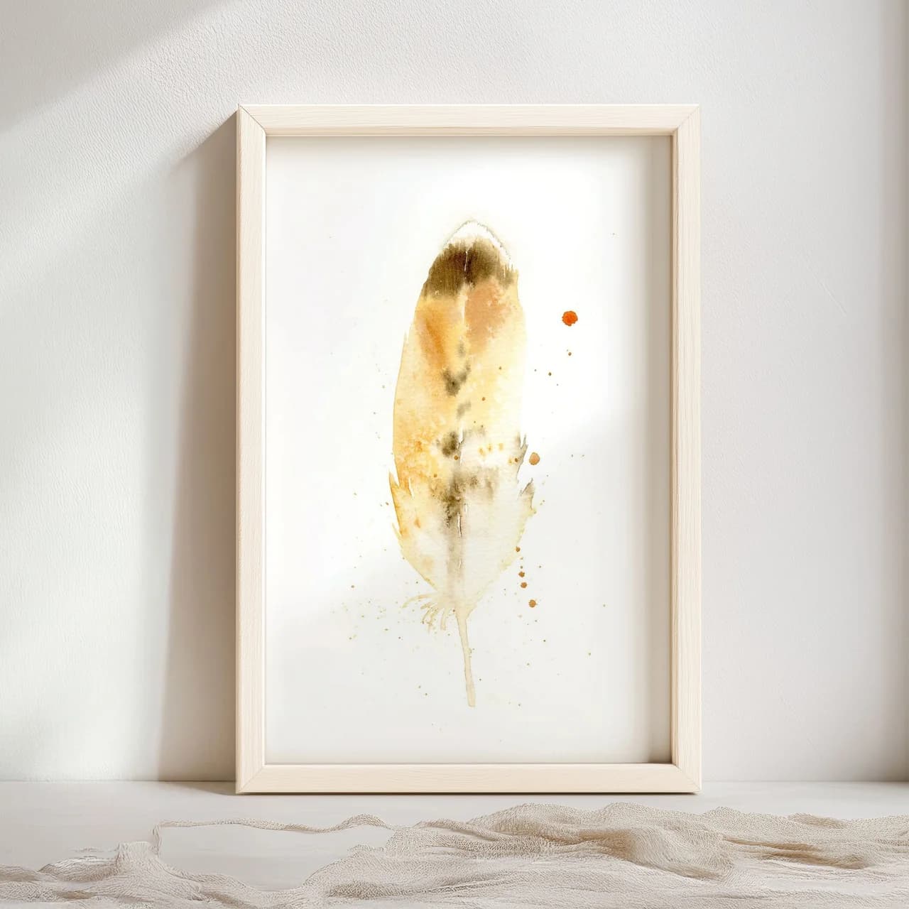 Hawk shown in a room setting