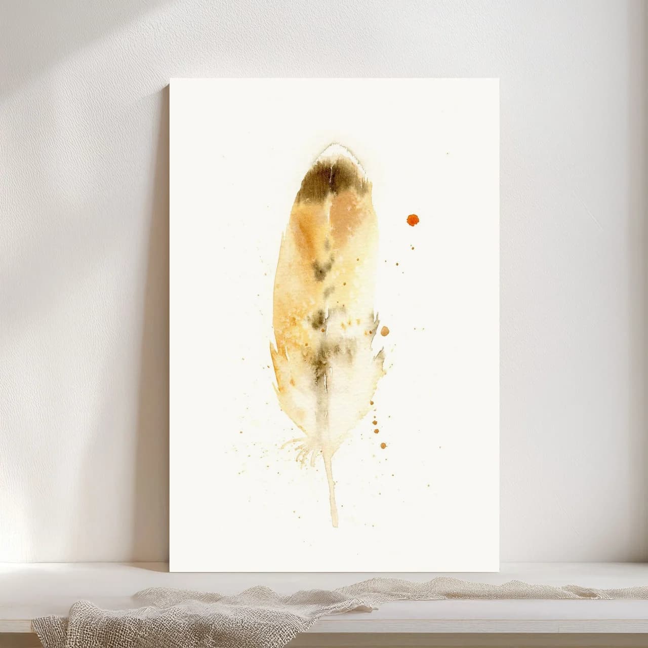 Hawk shown in a room setting