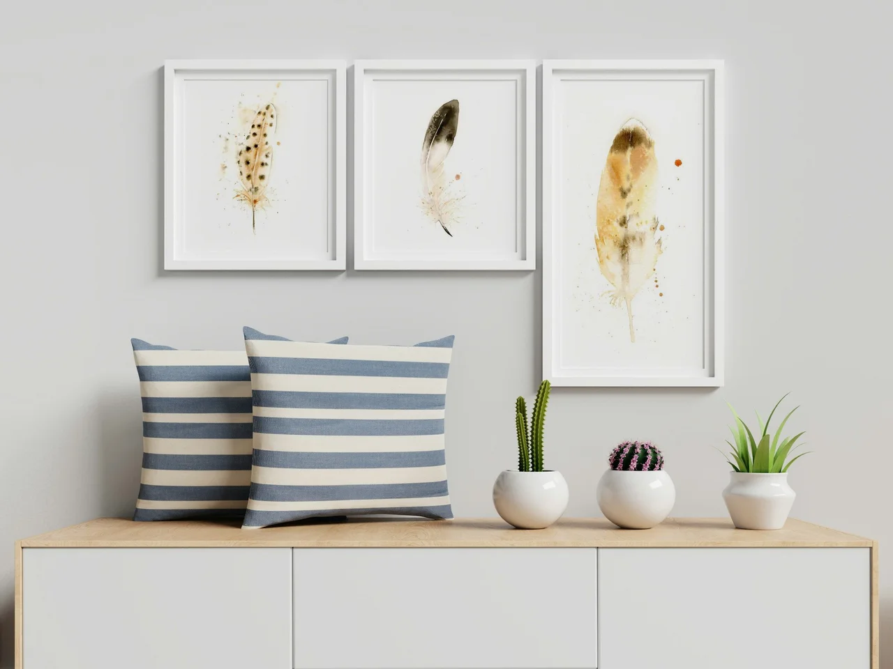 Hawk shown in a room setting