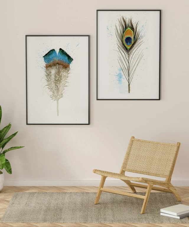 Blue Jay shown in a room setting