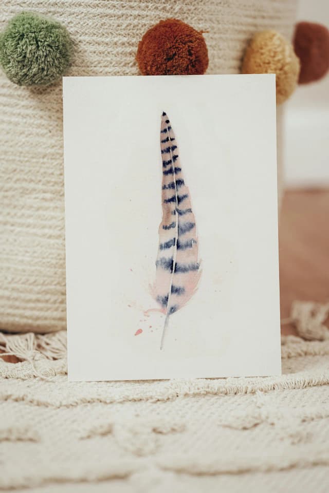 Pheasant shown in a room setting