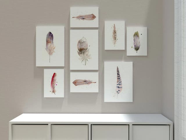Pheasant shown in a room setting