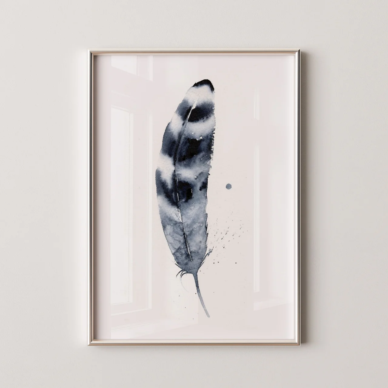 Hawk shown in a room setting