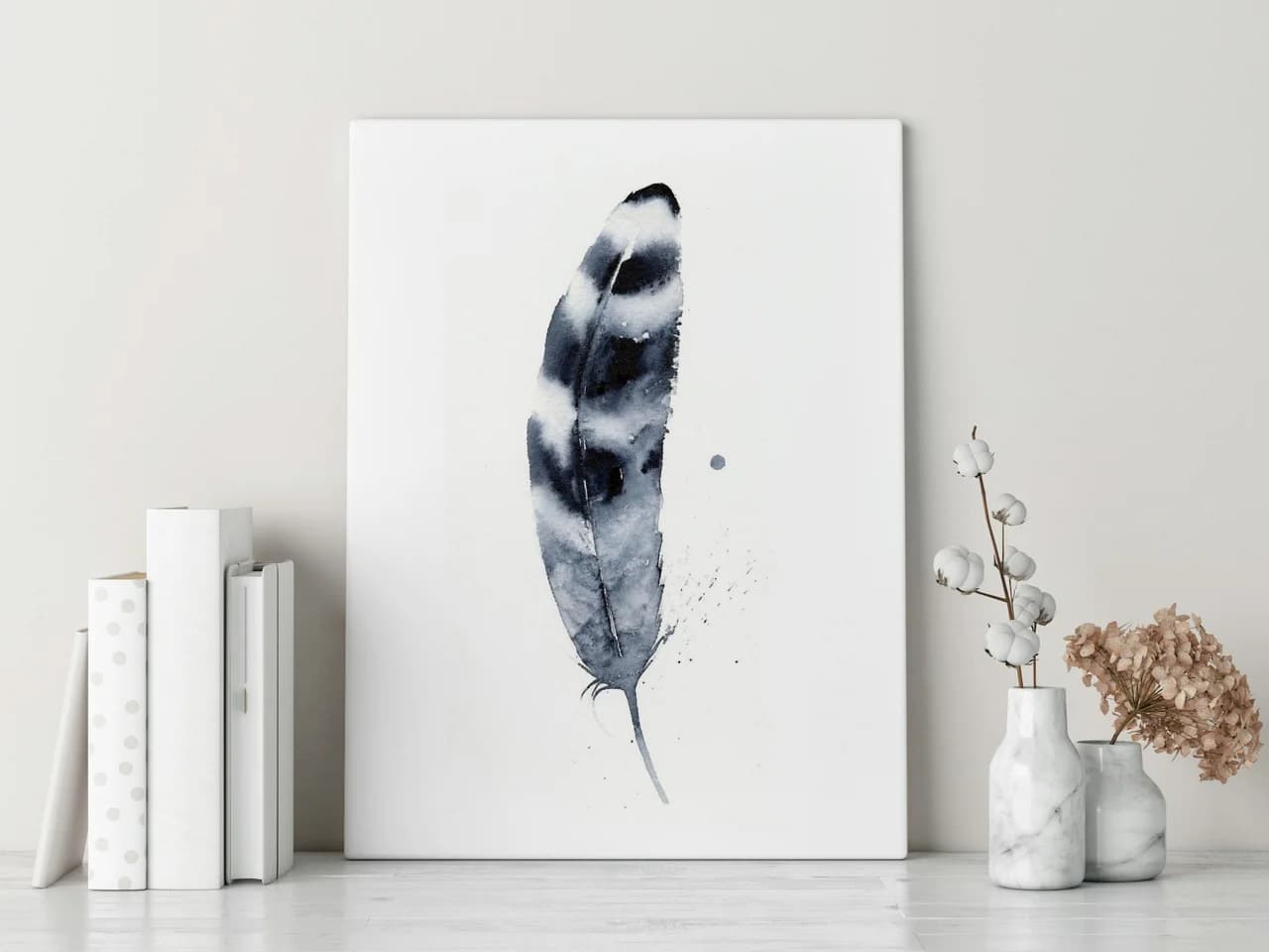 Hawk shown in a room setting