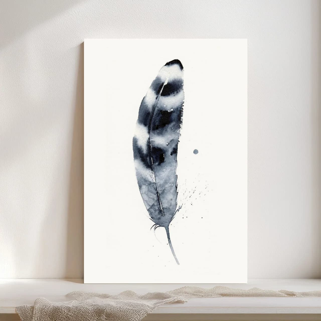 Hawk shown in a room setting