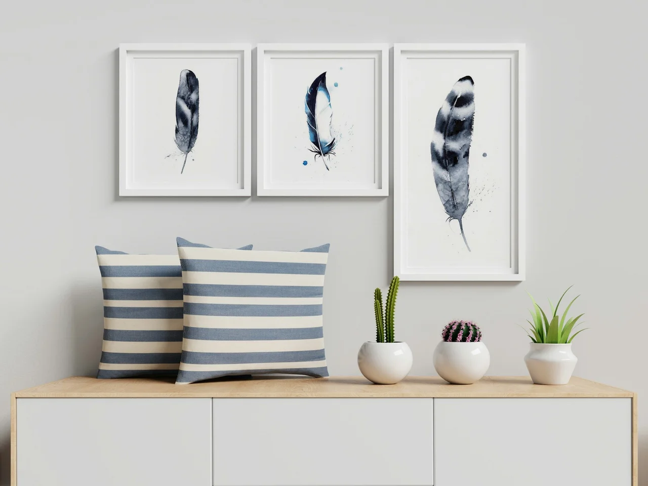 Hawk shown in a room setting