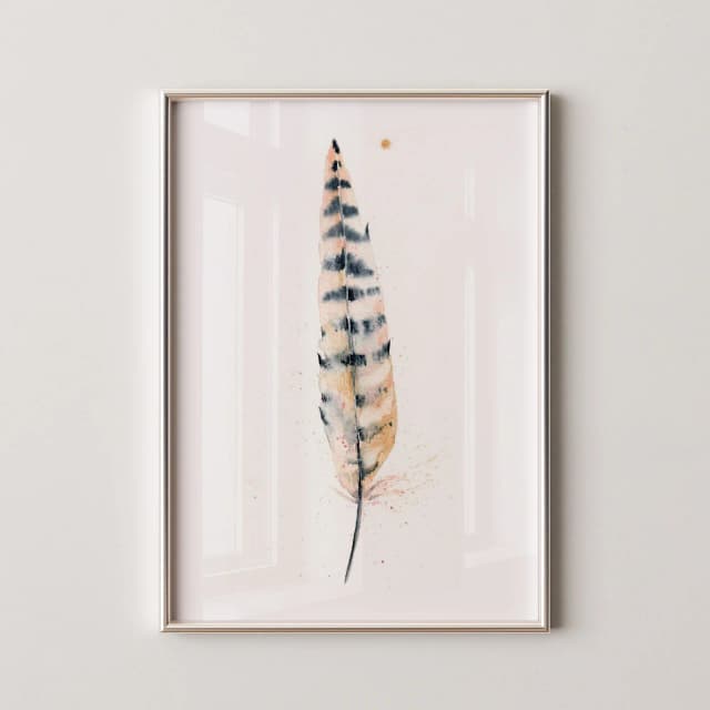 Pheasant shown in a room setting