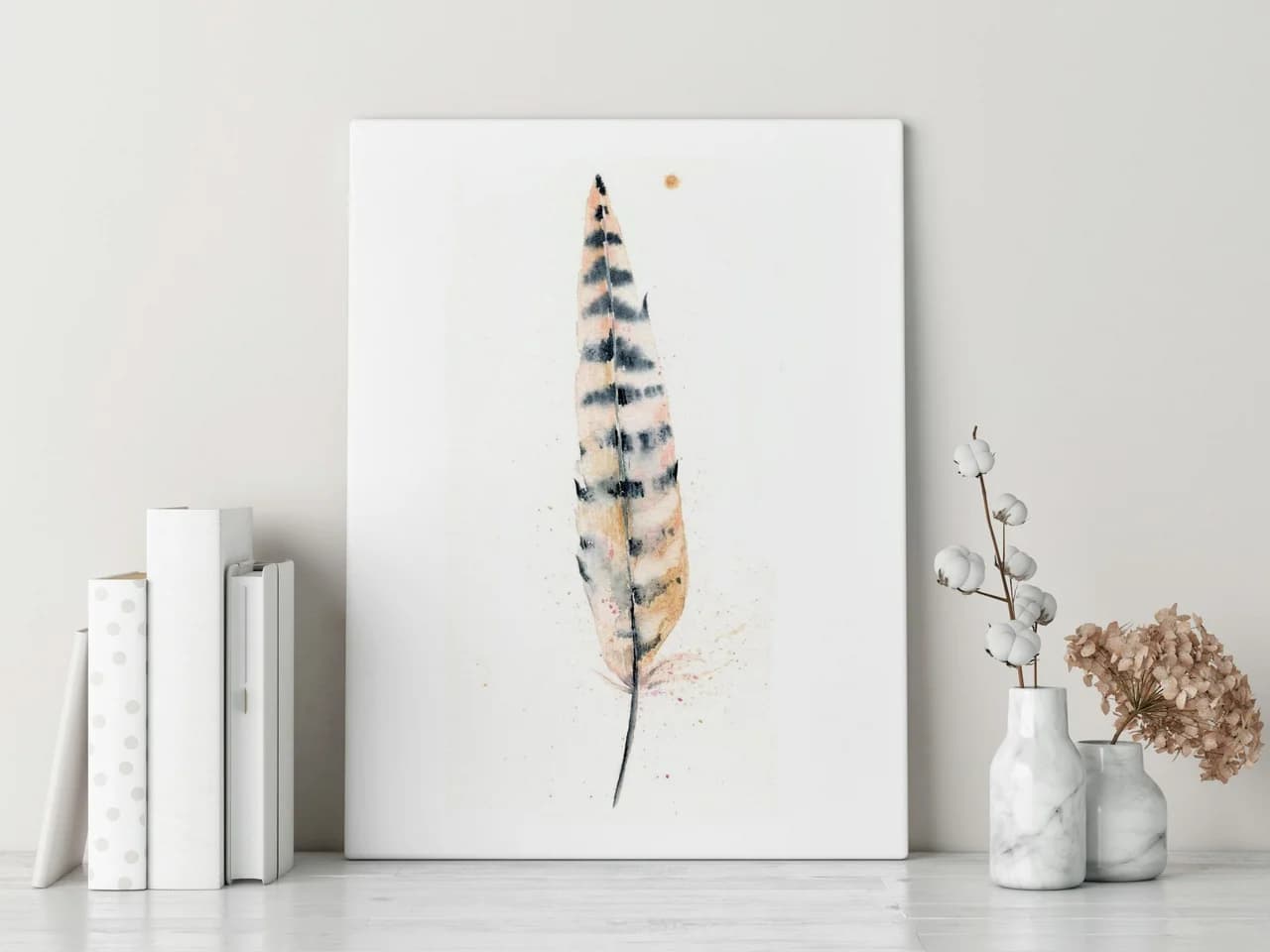 Pheasant shown in a room setting